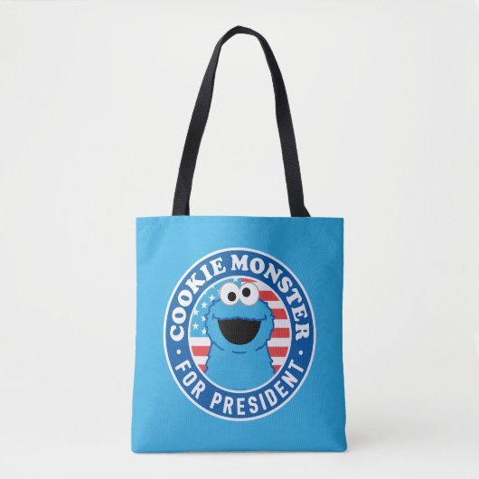 Cookie Monster für den Präsidenten Tasche (Vorderseite)