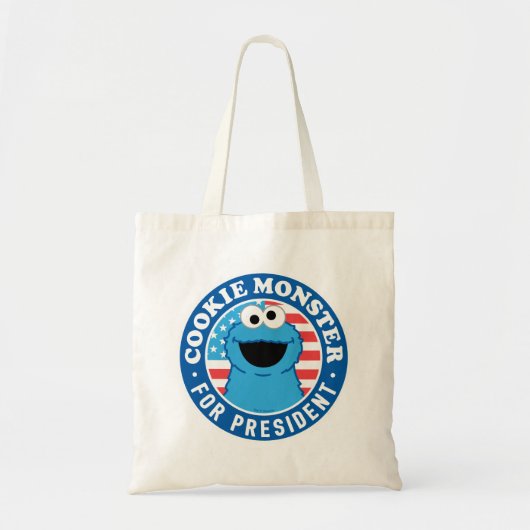 Cookie Monster für den Präsidenten Tragetasche (Vorne)
