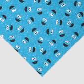 Cookie Monster Fur Gesichtspattern Seidenpapier (Ausschnitt)