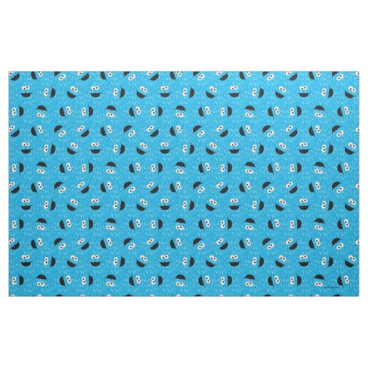 Cookie Monster Fur Gesichtspattern Stoff (Yard (91,4 cm))