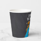 Cookie Monster Geburtstagskappe Pappbecher (Vorderseite)