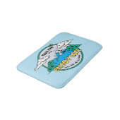 Cookie Monster | Genießen Sie das Leben einen Biss Badematte (Schrägansicht)