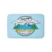 Cookie Monster | Genießen Sie das Leben einen Biss Badematte (Vorderseite)