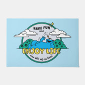 Cookie Monster | Genießen Sie das Leben einen Biss Fußmatte (Vorderseite)