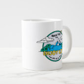 Cookie Monster | Genießen Sie das Leben einen Biss Jumbo-Tasse (Vorderseite Rechts)