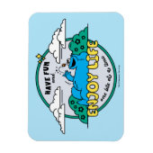 Cookie Monster | Genießen Sie das Leben einen Biss Magnet (Vertikal)