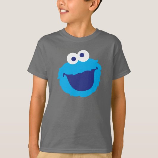 Cookie Monster Gesicht T-Shirt (Vorderseite)