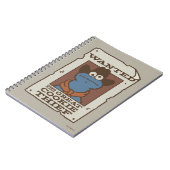 Cookie Monster | Gesuchtes Plakat Notizblock (Linke Seite)