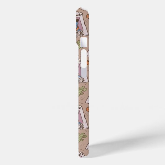 Cookie Monster Gewollt Muster Case-Mate iPhone Hülle (Rückseite / Links)