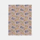 Cookie Monster Gewollt Muster Fleecedecke (Vorderseite)