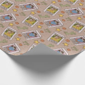 Cookie Monster Gewollt Muster Geschenkpapier (Ecke)
