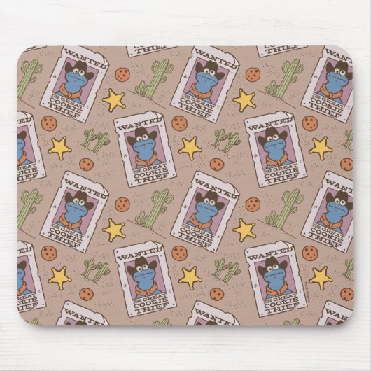 Cookie Monster Gewollt Muster Mousepad (Vorne)
