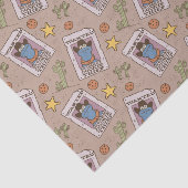 Cookie Monster Gewollt Muster Seidenpapier (Ausschnitt)