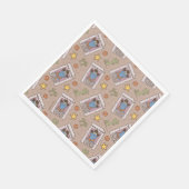 Cookie Monster Gewollt Muster Serviette (Ecke)