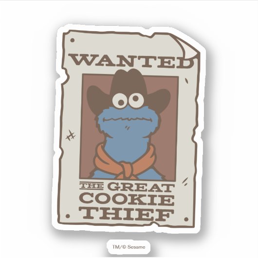Cookie Monster | Gewollt Poster Aufkleber (Vorderseite)
