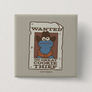 Cookie Monster   Gewollt Poster Button