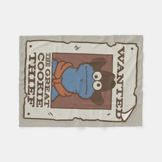 Cookie Monster | Gewollt Poster Fleecedecke (Vorderseite (Horizontal))