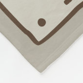 Cookie Monster | Gewollt Poster Fleecedecke (Ecke)