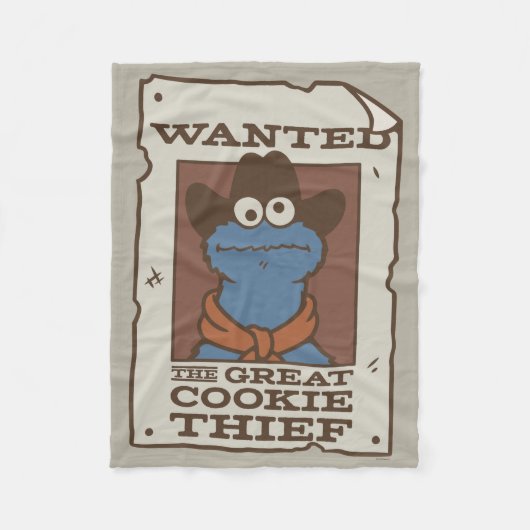 Cookie Monster | Gewollt Poster Fleecedecke (Vorderseite)