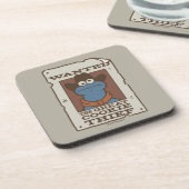 Cookie Monster | Gewollt Poster Getränkeuntersetzer (Linke Seite)