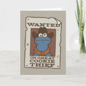 Cookie Monster | Gewollt Poster Karte (Vorderseite)