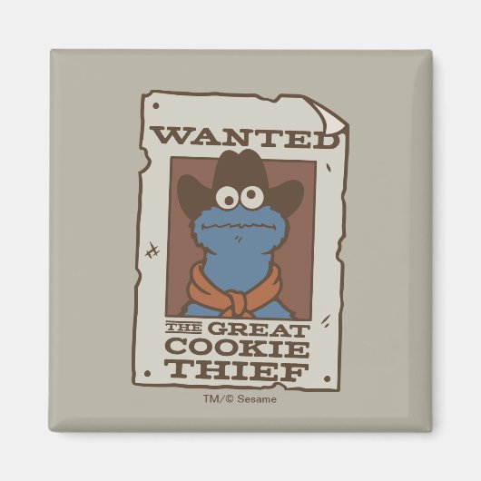 Cookie Monster | Gewollt Poster Magnet (Vorne)