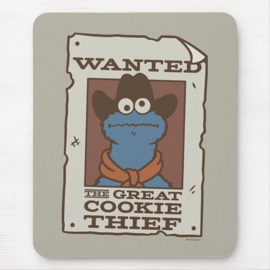 Cookie Monster | Gewollt Poster Mousepad (Vorne)