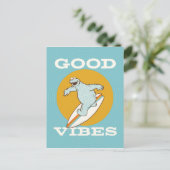 Cookie Monster Good Vibes Postkarte (Stehend Vorderseite)