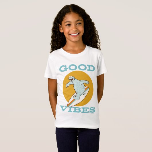 Cookie Monster Good Vibes T-Shirt (Vorne ganz)