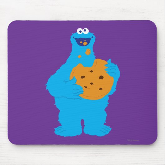 Cookie Monster Grafik Mousepad (Vorne)