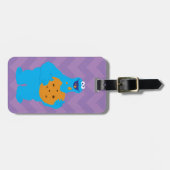 Cookie Monster Graphic Gepäckanhänger (Vorderseite horizontal)