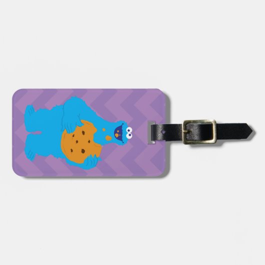 Cookie Monster Graphic Gepäckanhänger (Vorderseite horizontal)