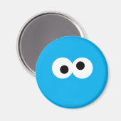 Cookie Monster großes Gesicht Magnet (Vorderseite/Rückseite)