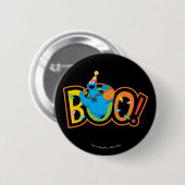 Cookie Monster | Halloween Boo! Button (Vorne & Hinten)