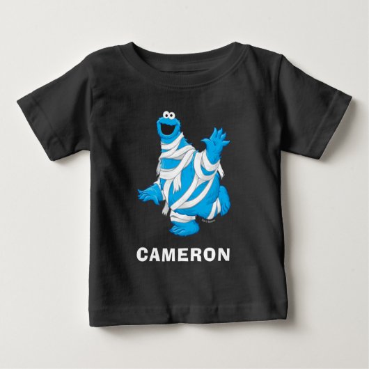 Cookie Monster | Halloween Mummy Baby T-shirt (Vorderseite)