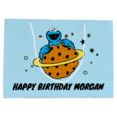 Cookie Monster | Happy Birthday Große Geschenktüte (Rückseite)