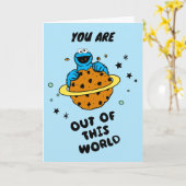 Cookie Monster | Happy Birthday Karte (Gelbe Blume)