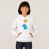 Cookie Monster Heart Balloon Hoodie (Vorne ganz)