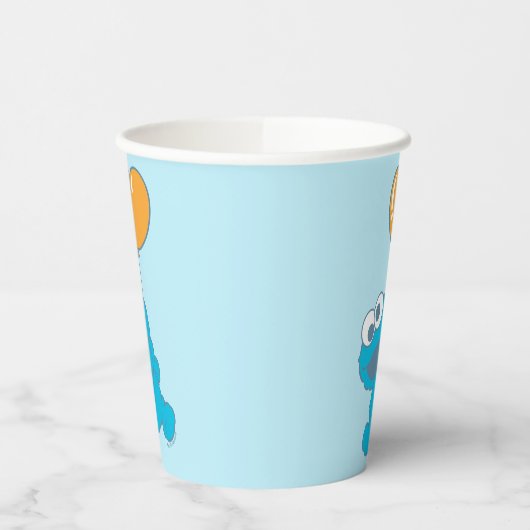 Cookie Monster Heart Balloon Pappbecher (Links)