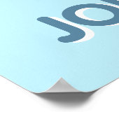 Cookie Monster Heart Balloon Poster (Ecke)