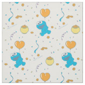 Cookie Monster Heart Balloon Stoff (Muster)
