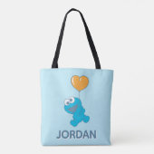 Cookie Monster Heart Balloon Tasche (Rückseite)