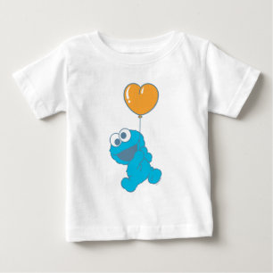 Cookie Monster Herzballon Baby T-shirt