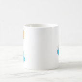 Cookie Monster Herzballon Kaffeetasse (Mittel)