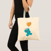 Cookie Monster Herzballon Tragetasche (Vorderseite (Produkt))