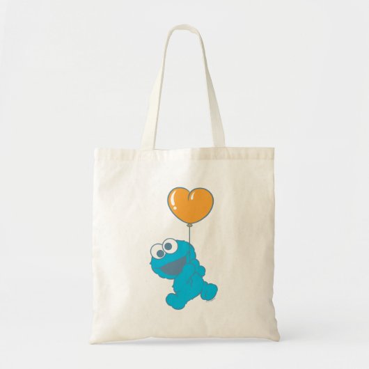 Cookie Monster Herzballon Tragetasche (Vorne)