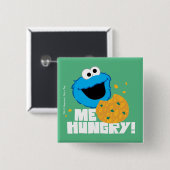 Cookie Monster | Ich habe Hunger! Button (Vorne & Hinten)
