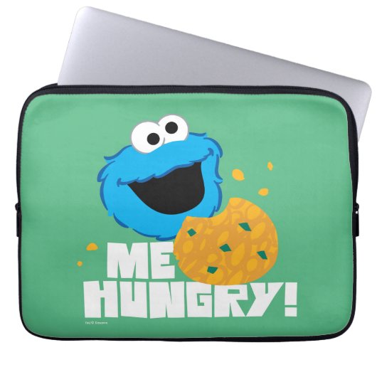 Cookie Monster | Ich habe Hunger! Laptopschutzhülle (Vorderseite)