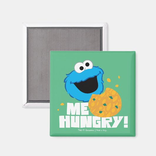 Cookie Monster | Ich habe Hunger! Magnet (Vorderseite/Rückseite)