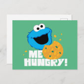 Cookie Monster | Ich habe Hunger! Postkarte (Vorne/Hinten)